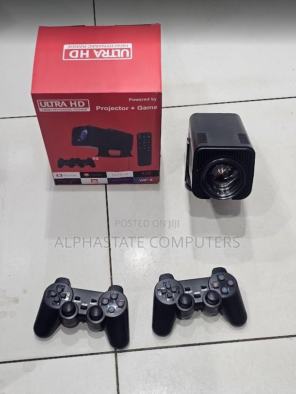 Ultra Portable Smart Projector With Gaming System Wireless Controls - main view