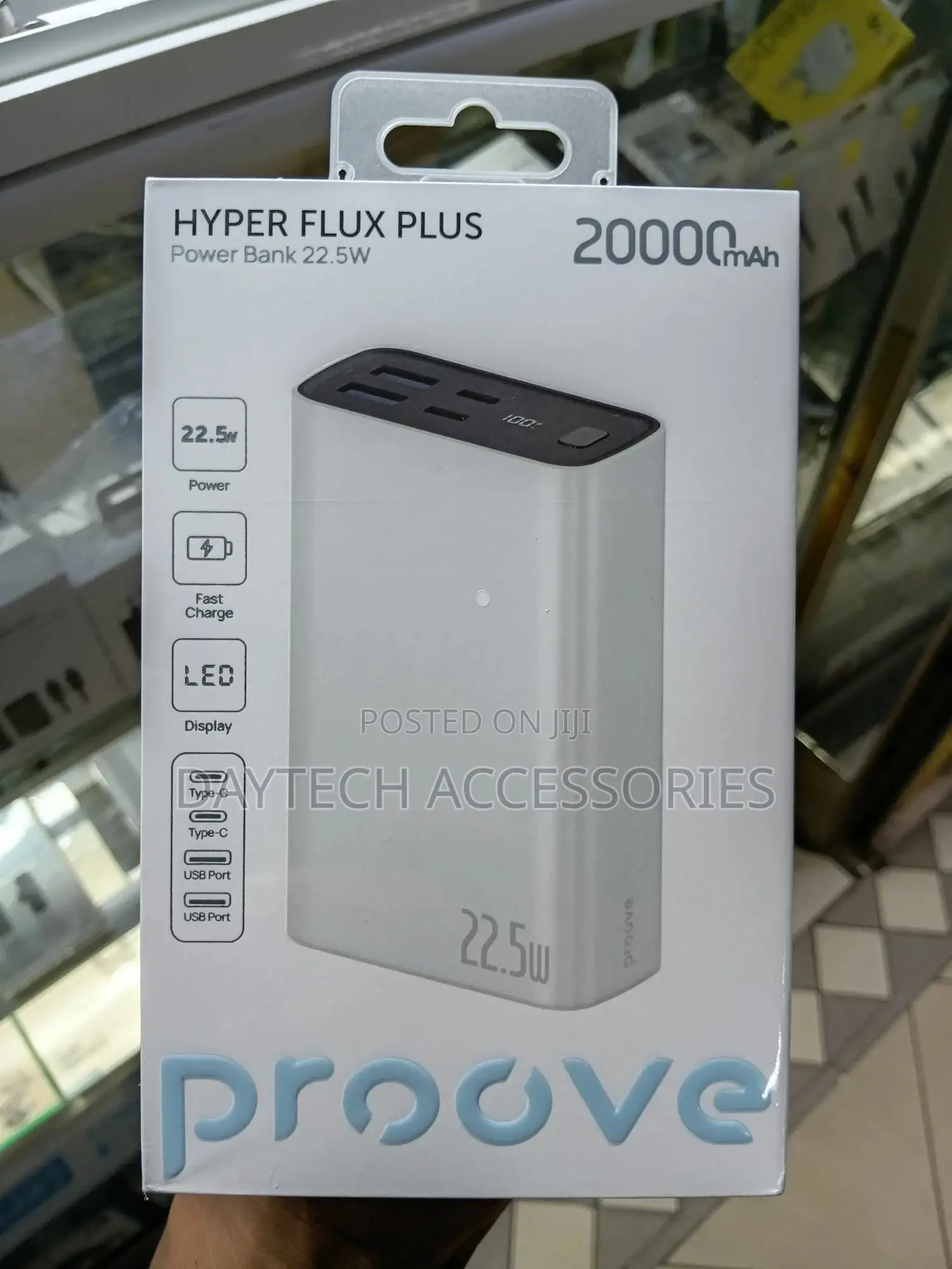 Original Power Bank Proove Hyper Flux Plus 20000mah.
