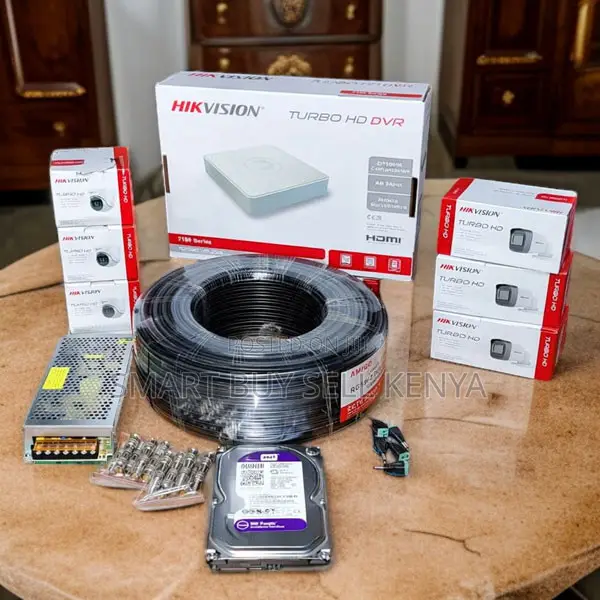 Hikvision 6 Turbo Hd 1080p CCTV Easy to Install Complete System Kit