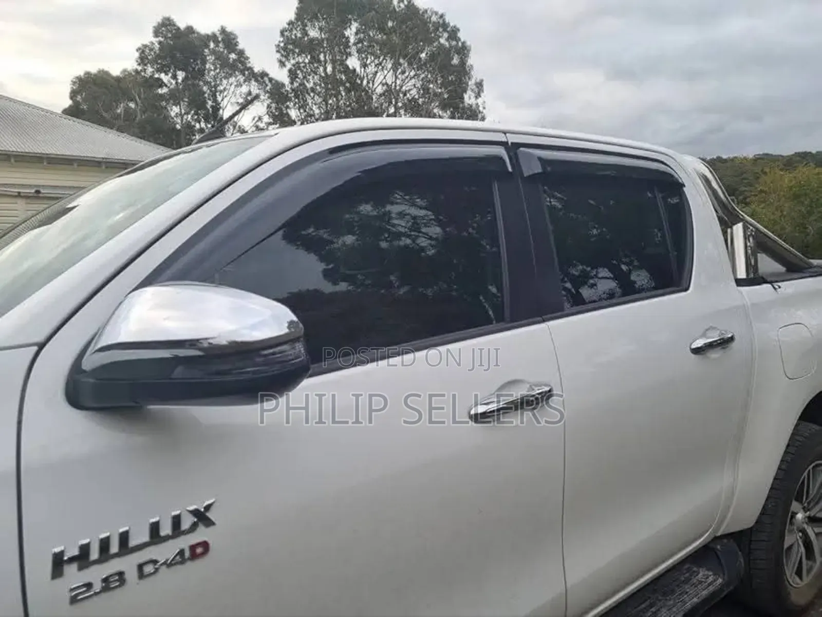 Windbreakers for Toyota Hilux Vigo. Perfect Fit