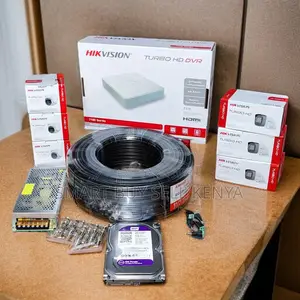 Hikvision 6 Turbo Hd 2mp CCTV Enhanced Video Quality Complete System