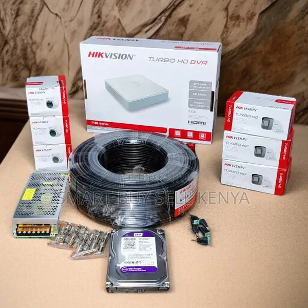 Hikvision 6 Turbo Hd 2mp Full Hd CCTV Plug and Play Complete System
