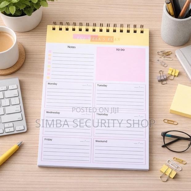 Undated B5 Weekly Planner Organizer 52 Weeks Productivity Journal Memo