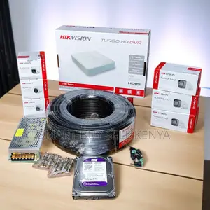Hikvision 6 Turbo Hd 2mp CCTV Multi User Access Complete System Kit