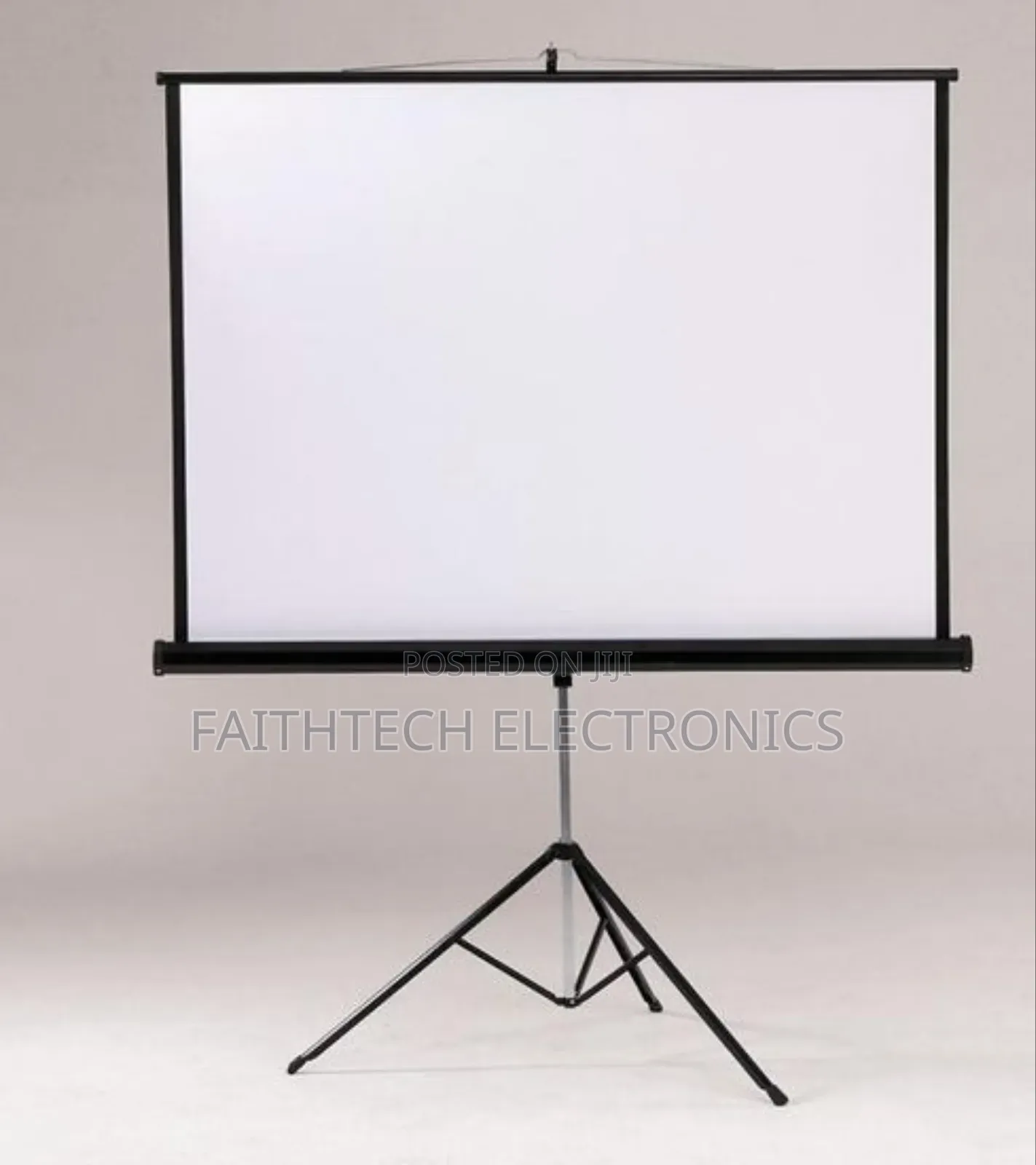 Professional Tripod Projector Screen – 96"By 96"