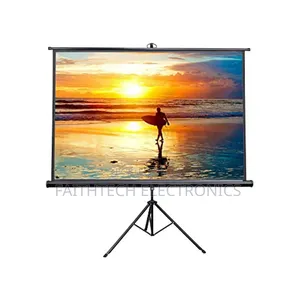 Tripod Projector Screen – No Wall Mount Needed 2 M by 2 M
