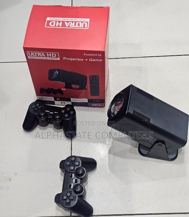 Ultra Hd Android Projector With Game Console, Home Theater Wifi 6 - thumbnail 3