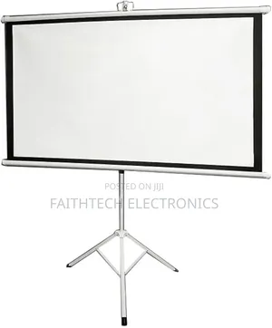 Matte White Tripod Projector Screen – Sharp Images