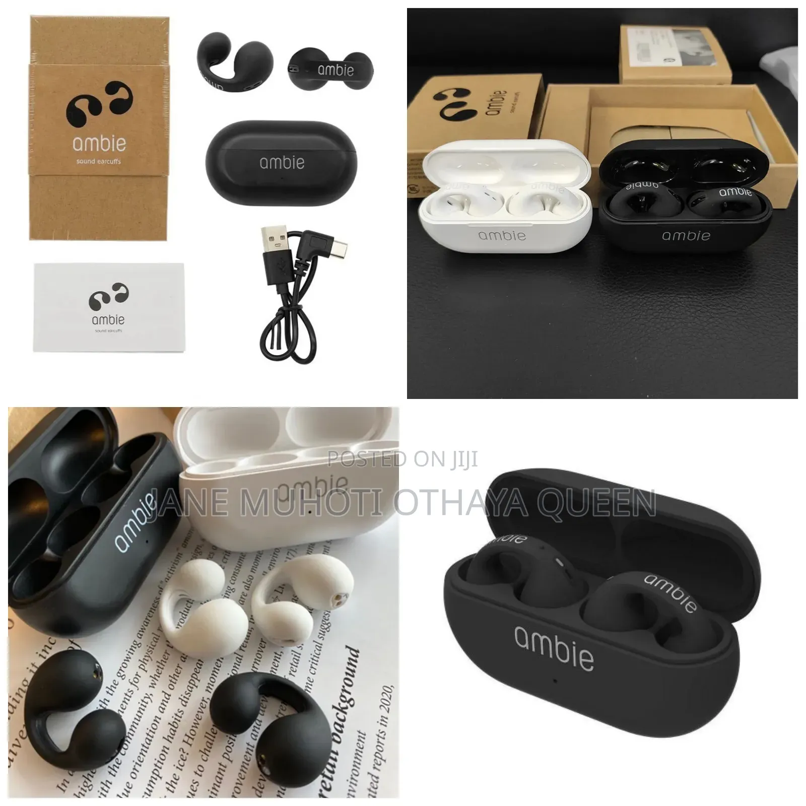 Ambie Sound Open-Ear Bone Conduction Wireless Bluetooth