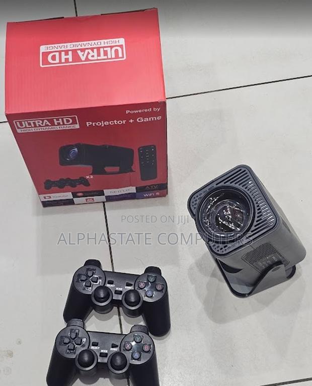 Ultra Hd Smart Android Projector With Gaming Mode Dual Gamepads Apps - main view