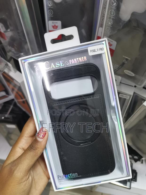 Axueqin Google Pixel 9 Pro Leather Case With Magsafe Invisible Stand - thumbnail 2
