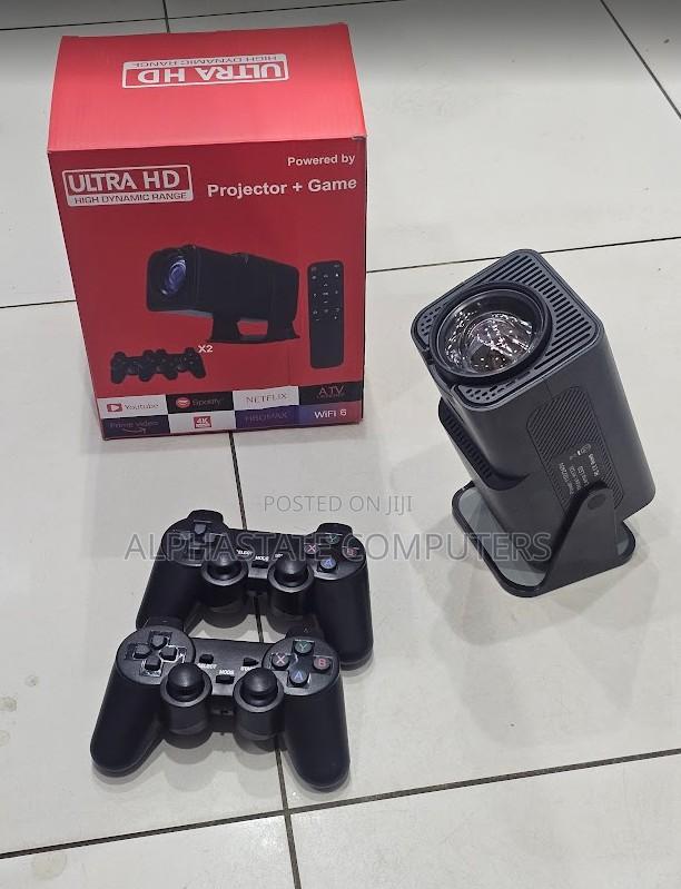 Ultra Hd Smart Android Projector With Gaming Mode Dual Gamepads Apps - thumbnail 3