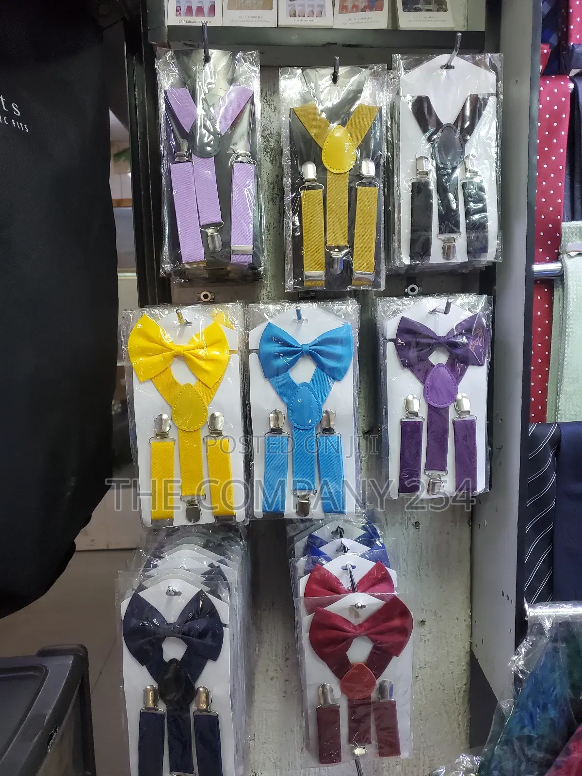 Quality Smart Casual Official Suspender With Bow Tie Kids