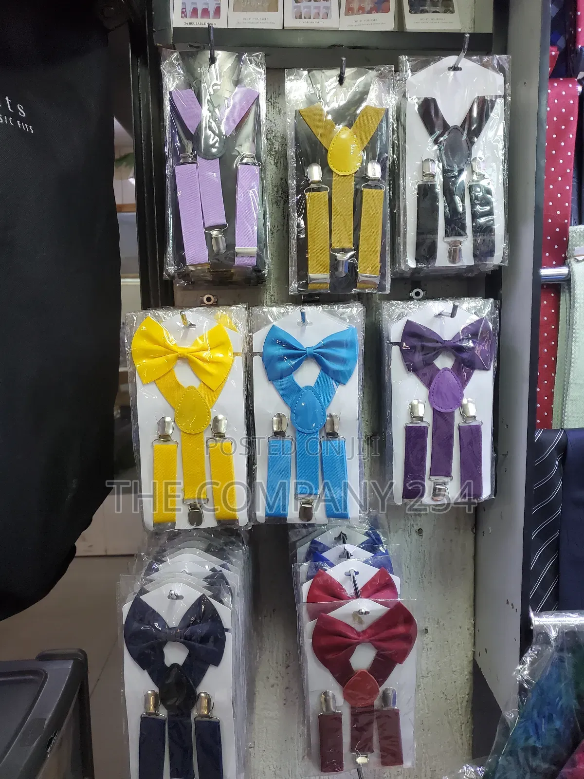 Quality Smart Casual Official Suspender With Bow Tie Kids