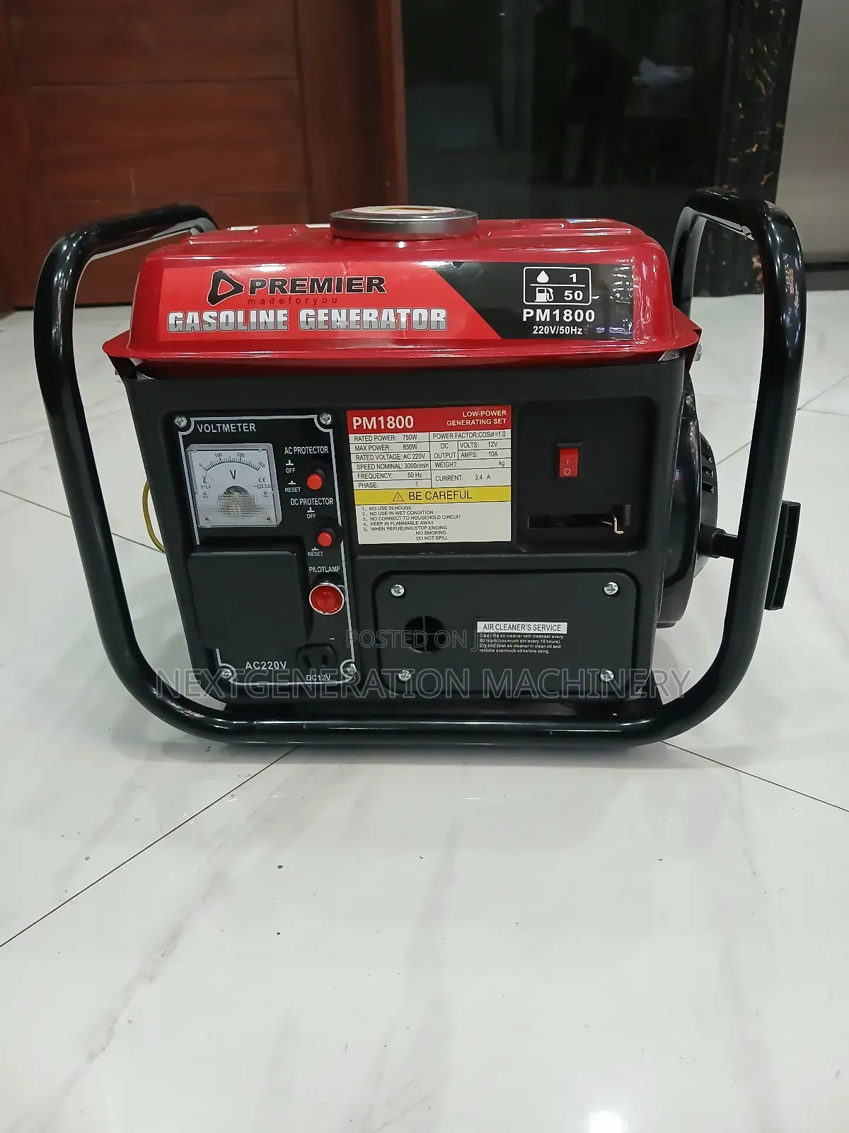 Premier Pm1800 Gasoline Generator