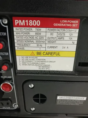 Premier Pm1800 Gasoline Generator
