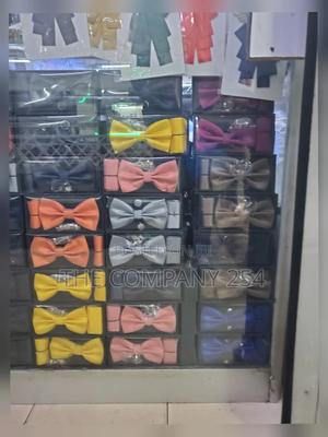 Quality Unisex Adult Plain Checked Bow Ties Available - thumbnail 2