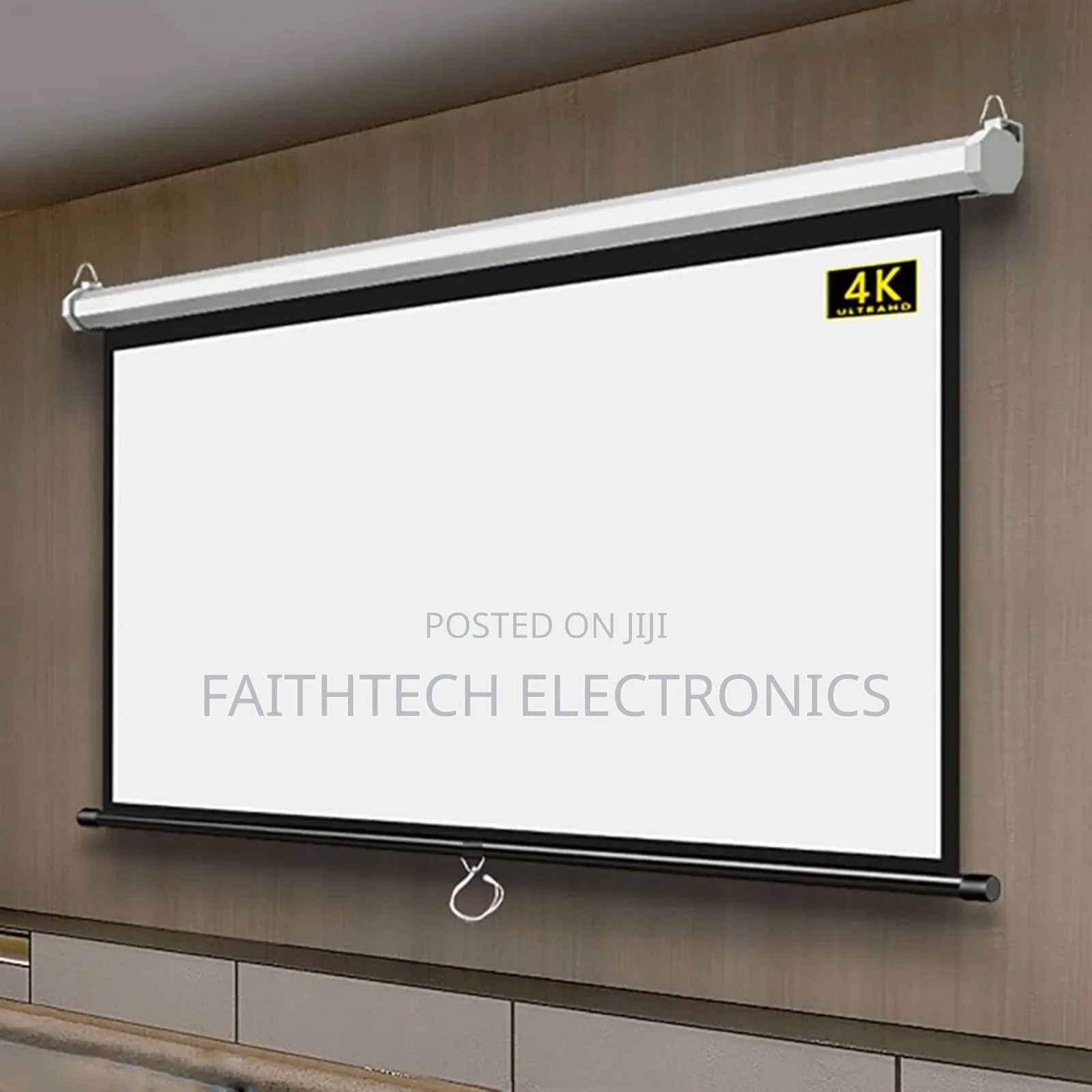 Manual Projector Screen – 180cm by 180cm