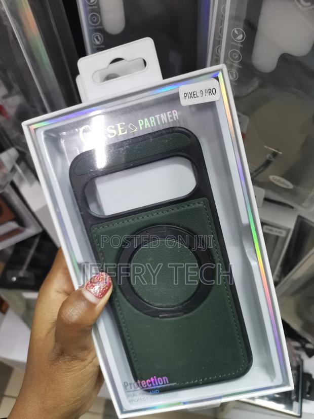 Xueqin Google Pixel 9 Pro Leather Back Case With Invisible Stand