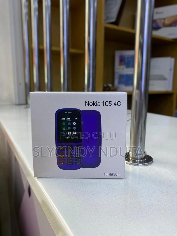 New Nokia 105 4G Blue - main view