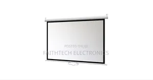 Strong Durable Manual Projector Screen 84" By 84"