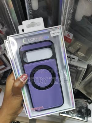 Ueqin Google Pixel 9 Pro Leather Back Case With Mag Invisible Stand - thumbnail 2