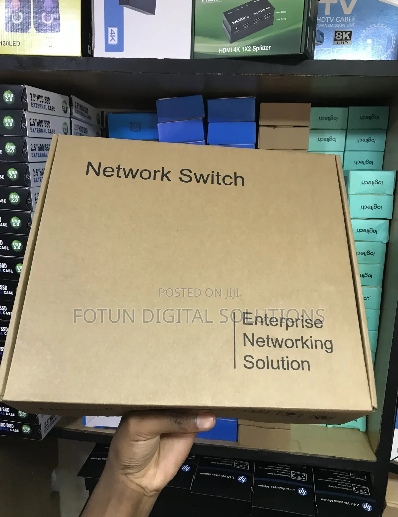 24 Port Gigabit Poe Switch 250w-Jwa-P1024ns for CCTV Wifi Deployment