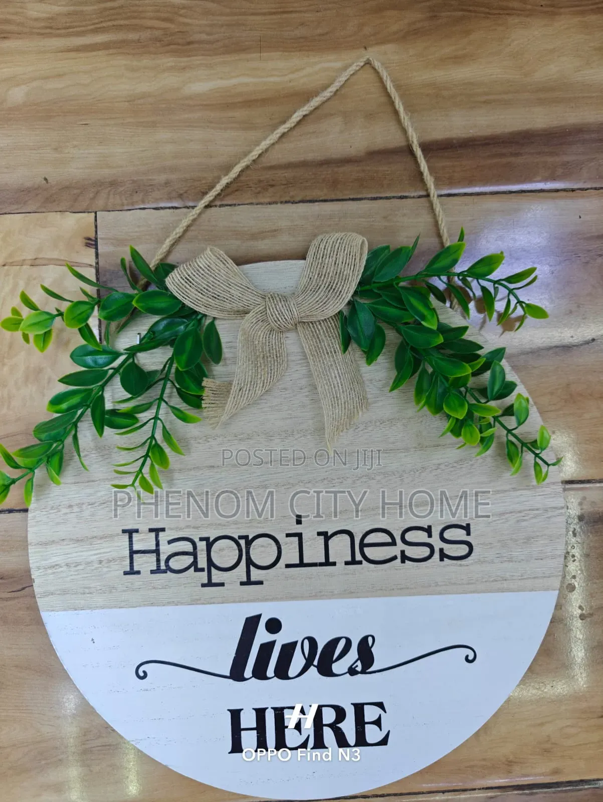 Round Wooden Wall Decor Restocked