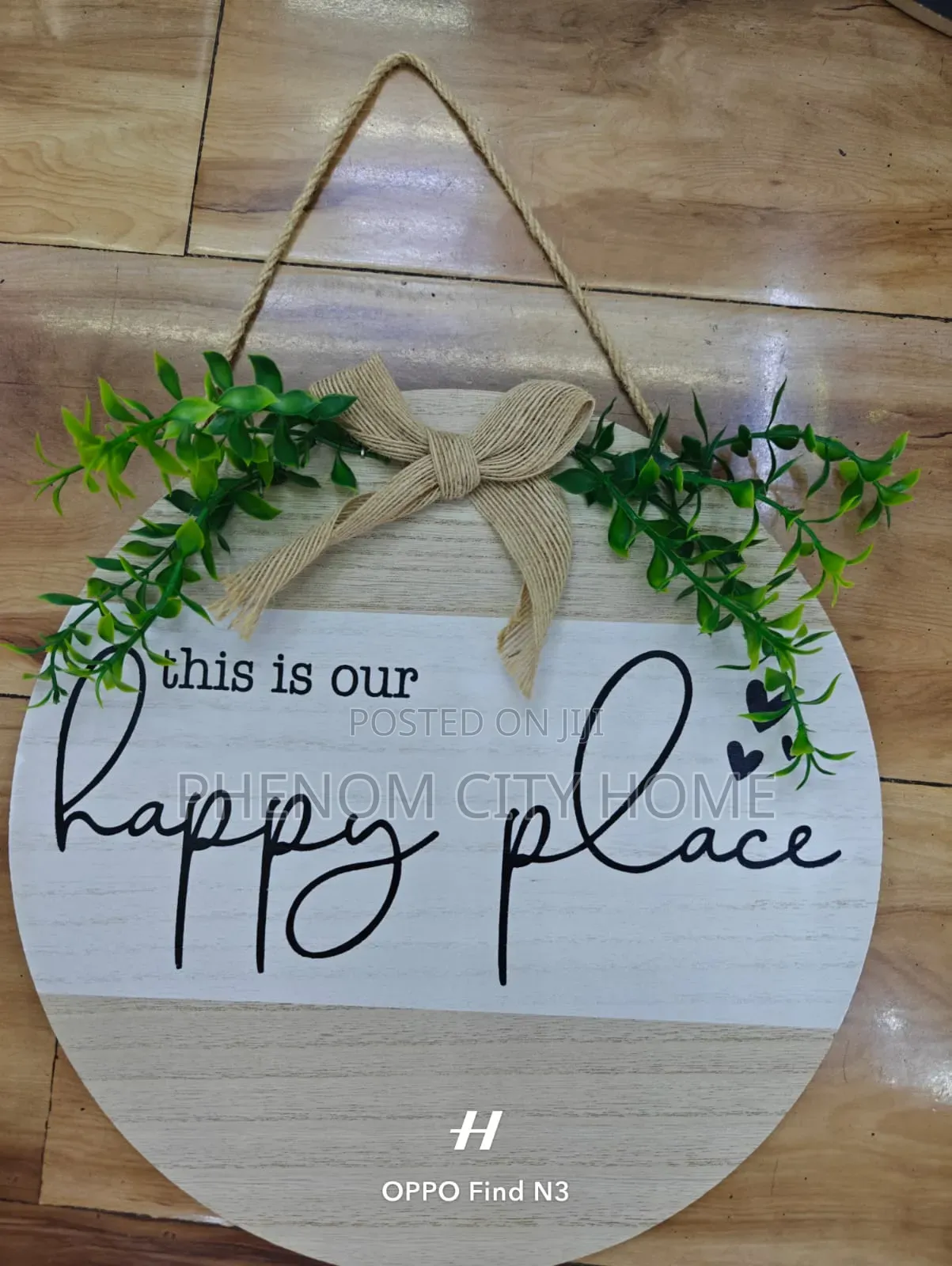 Round Wooden Wall Decor Restocked
