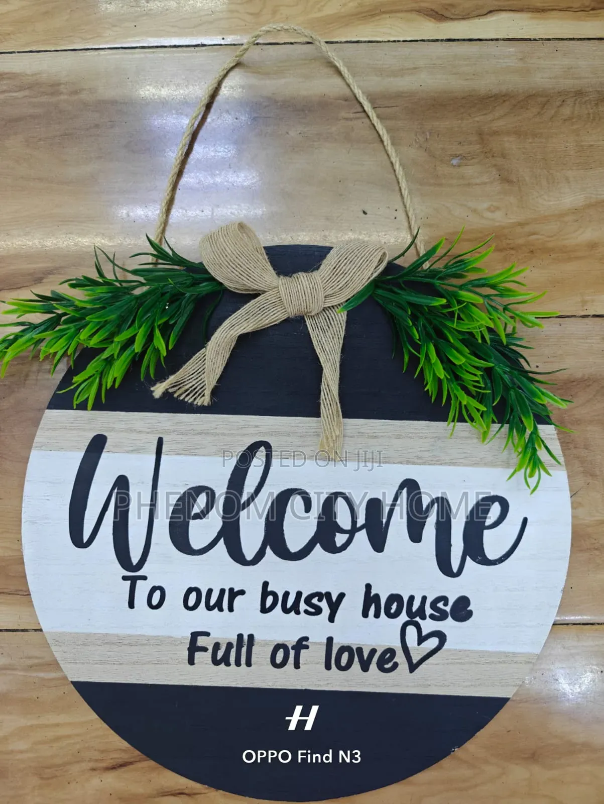 Round Wooden Wall Decor Restocked