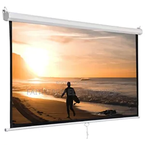 Manual Projector Screen – No Power Required 1.8 M by 1.8 M