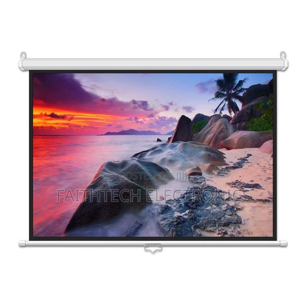 Professional Manual Projection Screen 2.4 M By 2.4 M