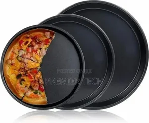 3in1 Pizza Baking Pans 3pc Tins Diameter Size 26/32/36 Cm