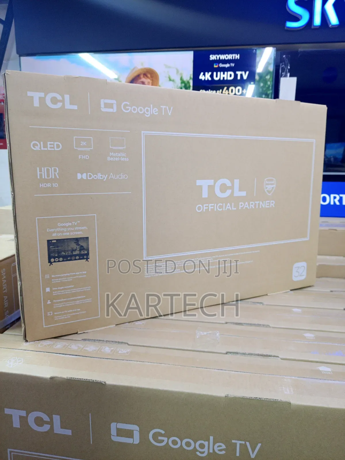 TCL 32 Inch TCL Google Tv – Smart, Qled Display