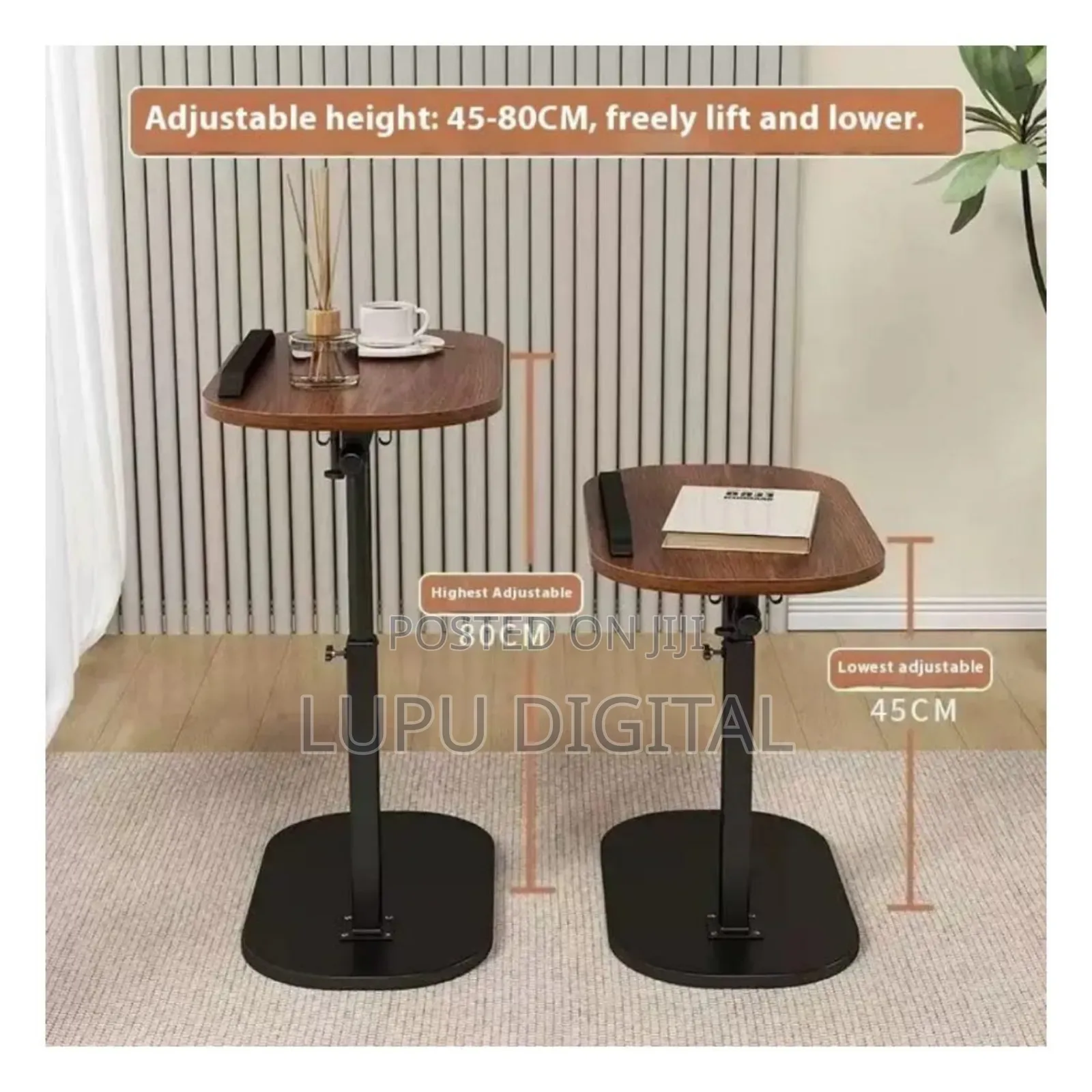 Adjustable/Movable Solid Wooden Laptop/Coffee Table