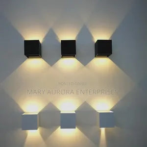 Led Outdoor Light/Cube Wall Lamp