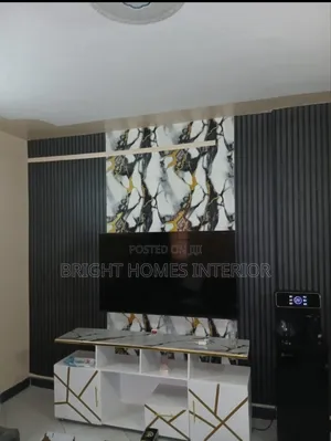 Marble Grey and Flutted Dark Grey Wallpaper