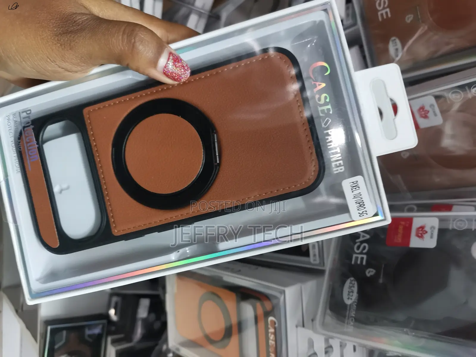 Tcmall Google Pixel 10 Leather Back Case With Invisible Stable