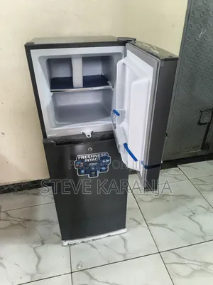 Mika Double Door Fridge, 138l Capacity.