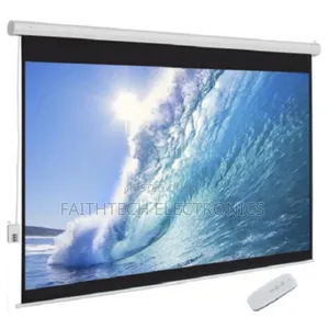 Electric Projector Screen – Remote Controlled 72" by 72"