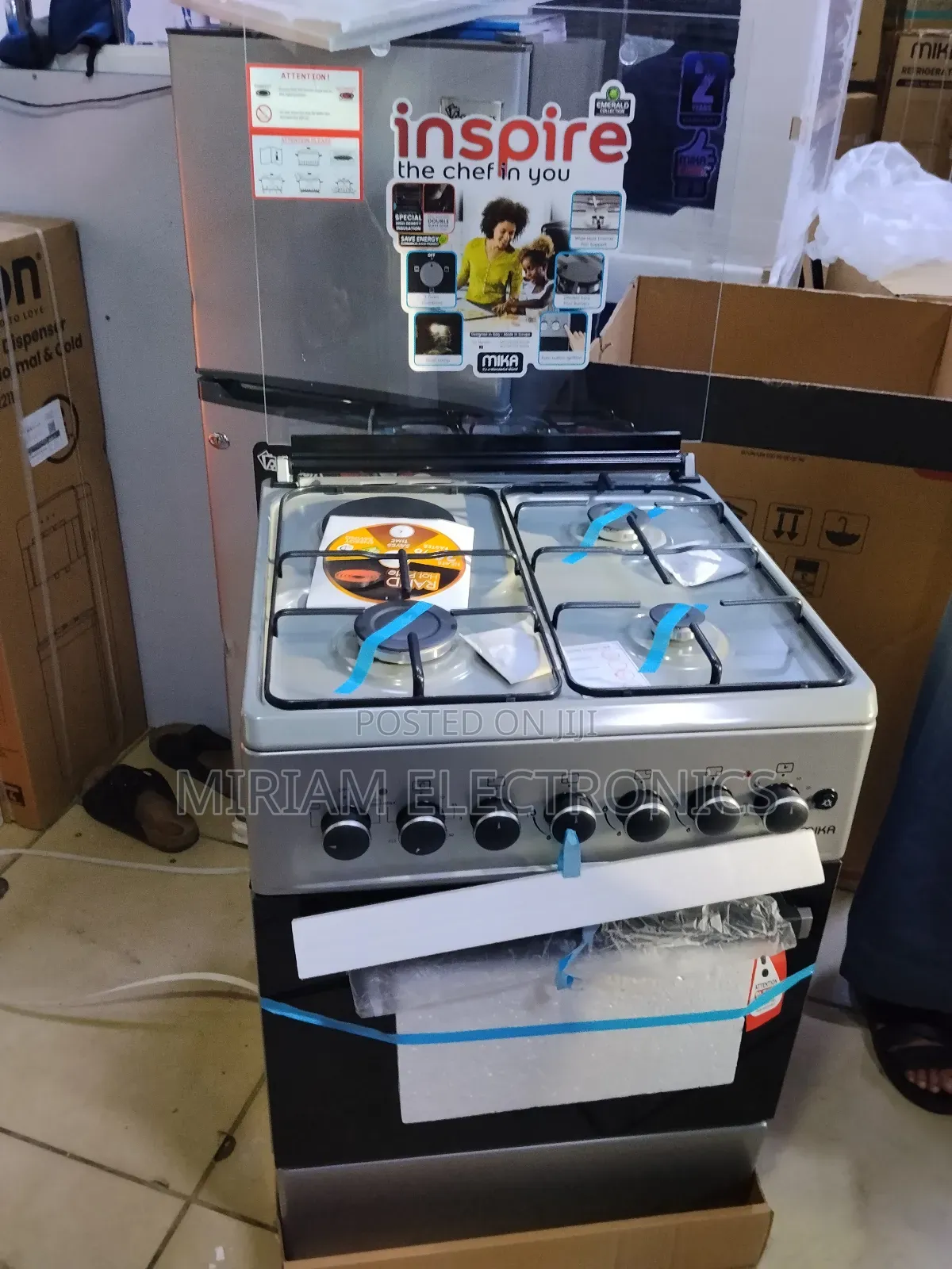 Mika 58 by 58 Standing Cooker