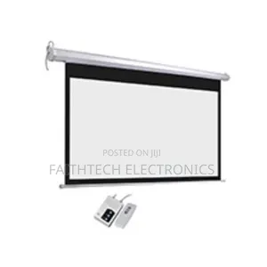 Wall Ceiling Electric Projector Screen 120" by 120"