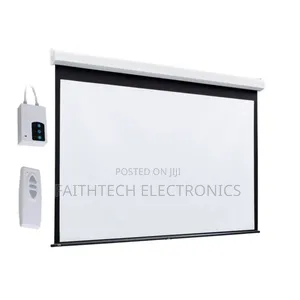 Heavy-Duty Electric Projection Screen 1.8m by 1.8 M