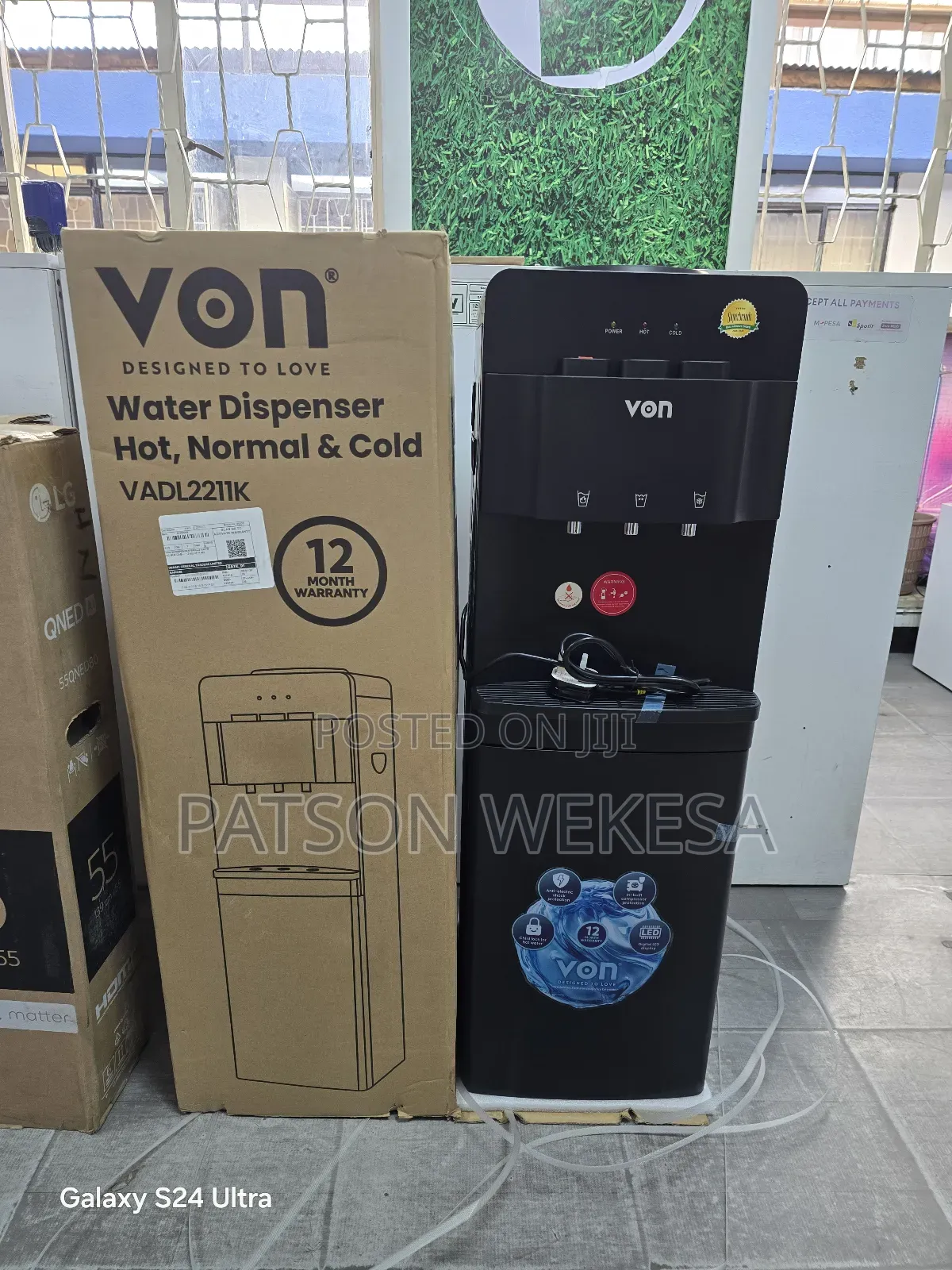 Von Water Dispenser Hot,Normal and Cold