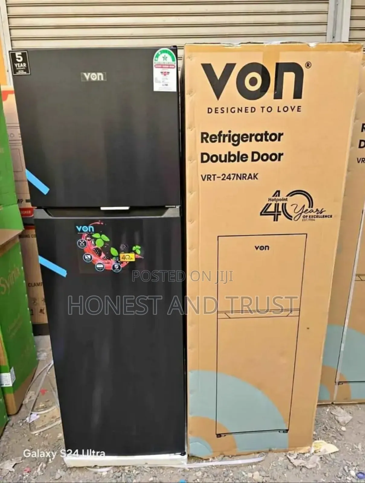Von 247 Litres Fridge