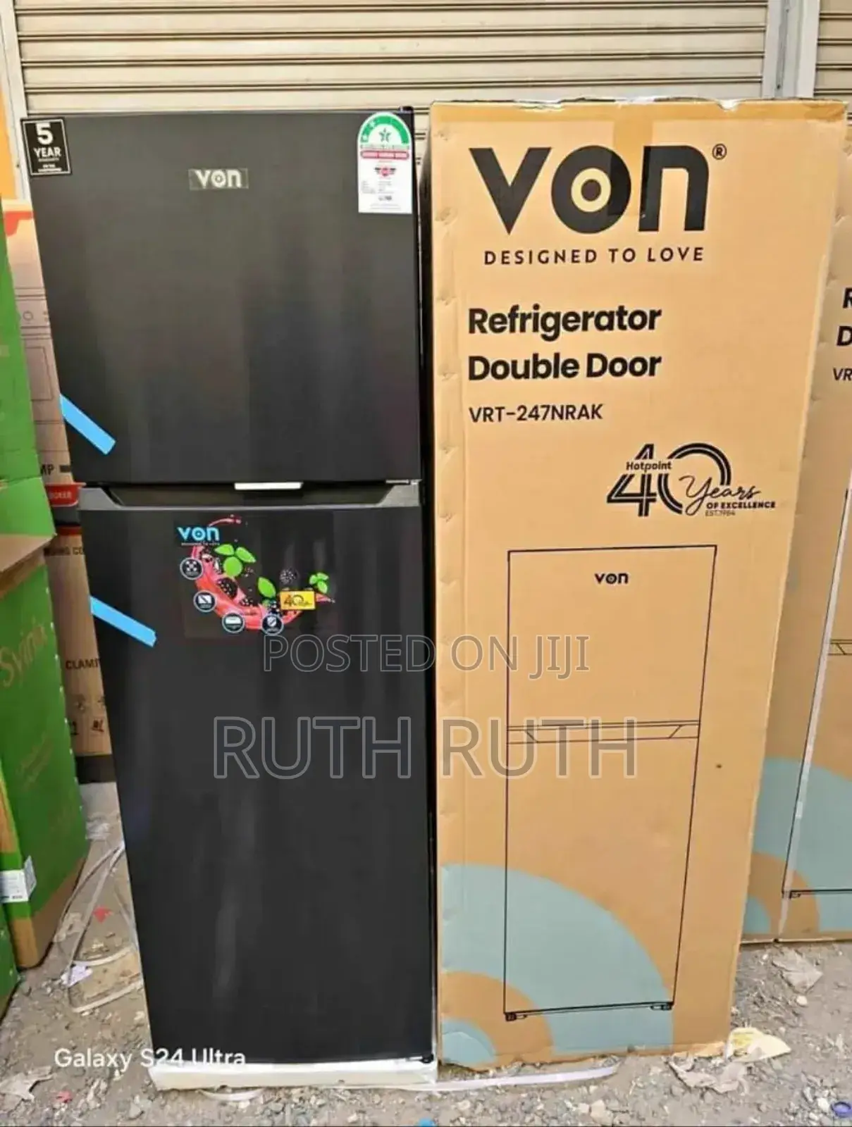 Von 247 Litres Fridge