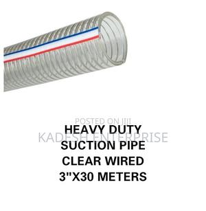 3 Inch Clear Suction Pipe 30m Roll - main view