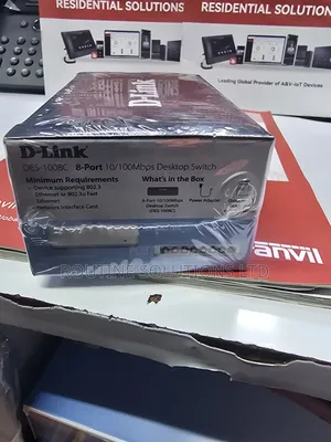 Dlink 8-Port 10/100mbps Desktop Switch Plastic