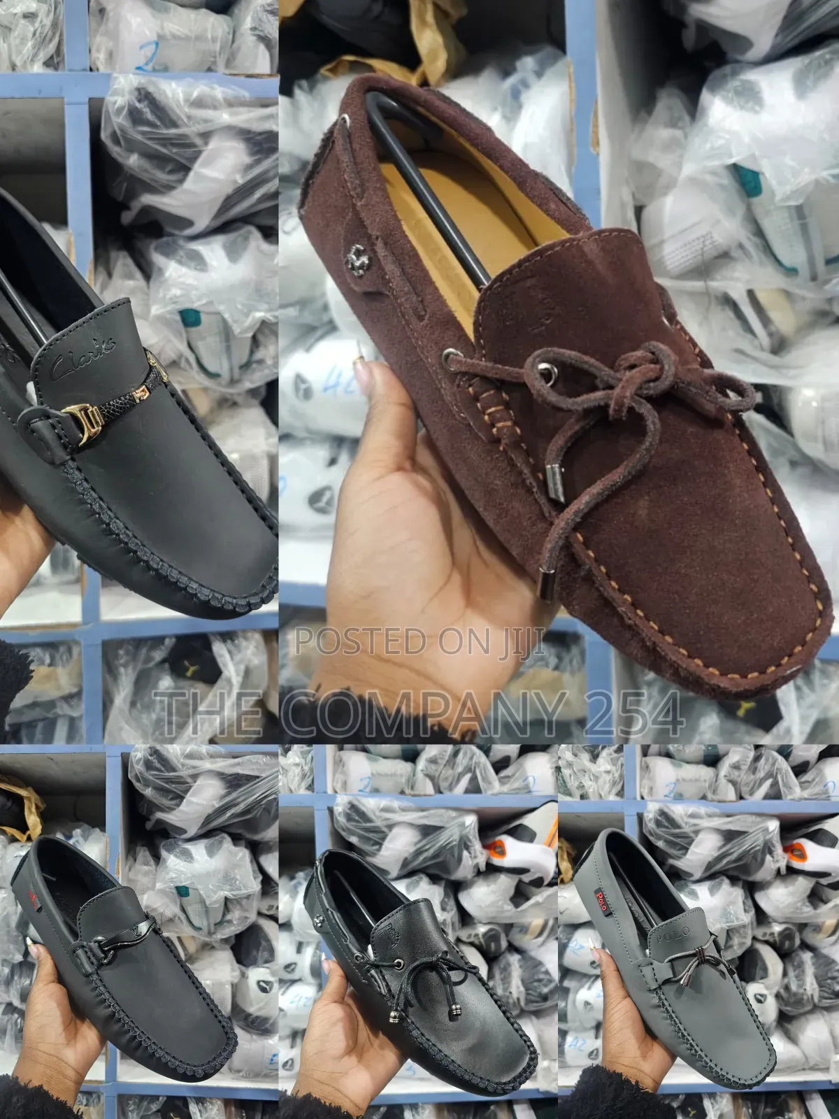 Quality Leather Casual Tod's Clark's Slip On. Loafer Shoes