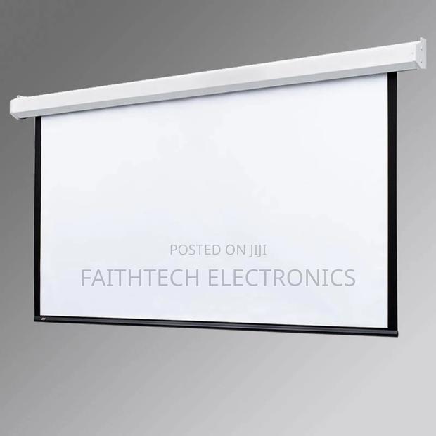 Office School Electric Projector Screen 200 Cm by 200 Cm - main view